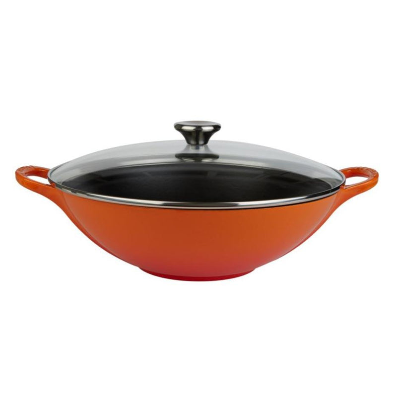 Le Creuset Le Creuset 5 QT (4.5L) Wok with Glass Lid Flame  