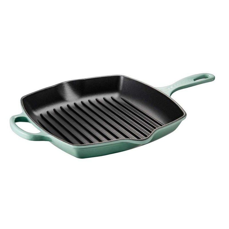 Le Creuset Le Creuset Cast Iron Square Skillet Grill Pan Sage  