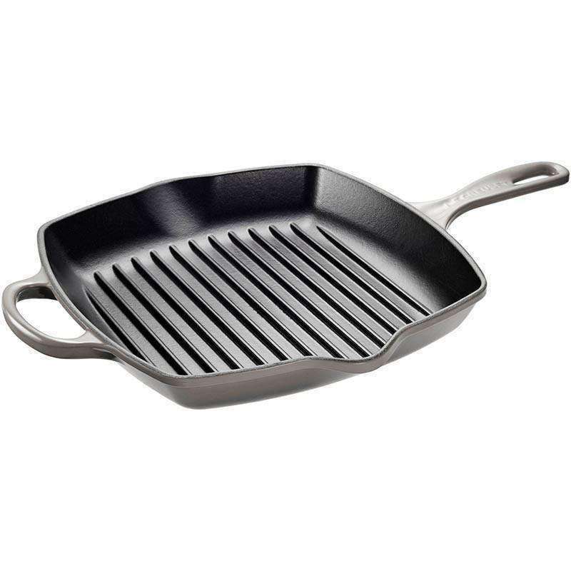 Le Creuset Le Creuset Cast Iron Square Skillet Grill Pan Oyster  