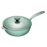 Le Creuset Le Creuset Cast Iron 2.25 QT (2.1L) Saucier Pan Sage  
