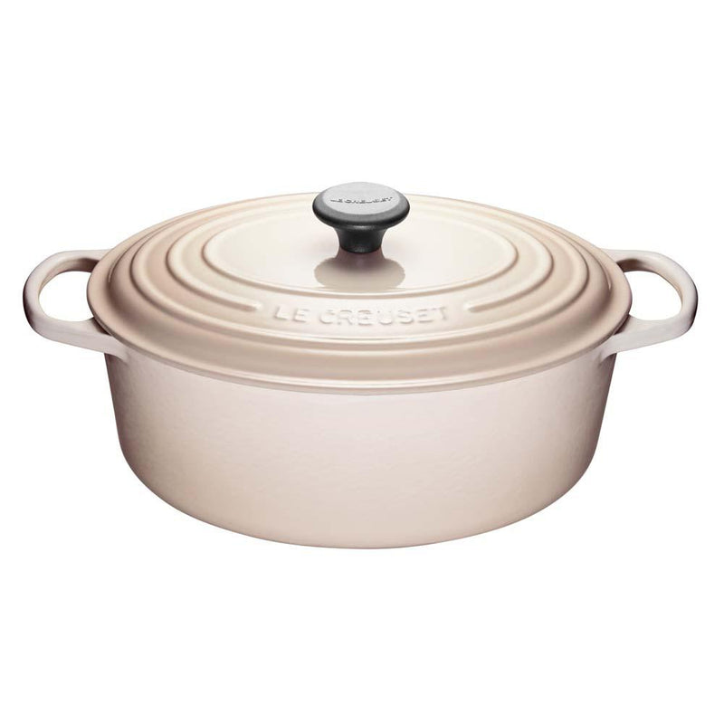 Le Creuset Le Creuset Signature Cast Iron 4.7 QT (4.5L) Oval French Oven Meringue  