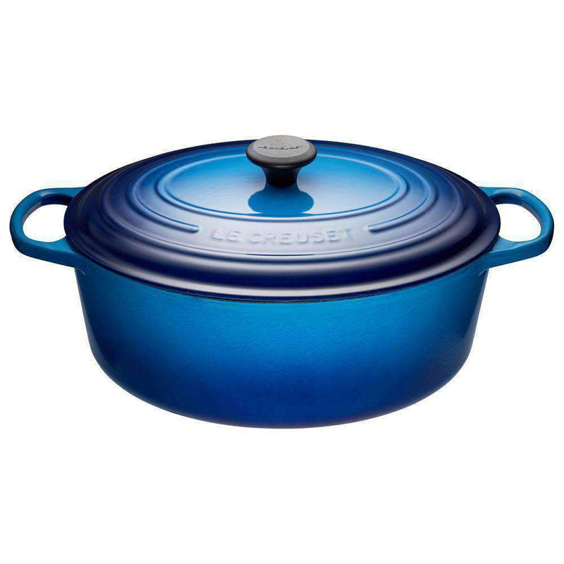 Le Creuset Le Creuset Signature Cast Iron 4.7 QT (4.5L) Oval French Oven Blueberry  