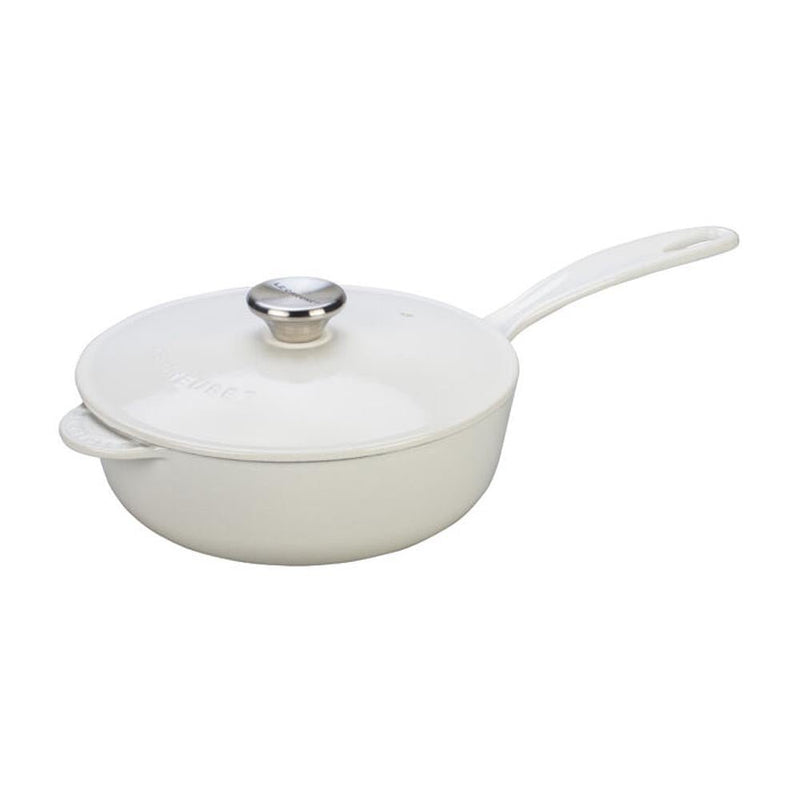 Le Creuset Le Creuset Cast Iron 2.25 QT (2.1L) Saucier Pan White  