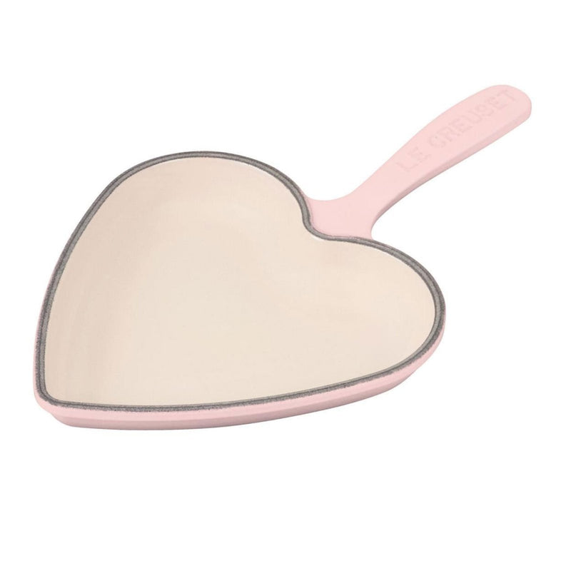 Le Creuset Le Creuset Cast Iron Heart 10" (26cm) Skillet Shell Pink