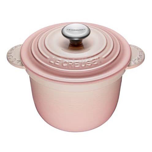 Le Creuset Cast Iron Rice Pot Rice Pot Le Creuset Shell Pink  