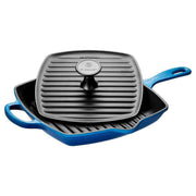 Le Creuset Le Creuset Cast Iron Skillet Grill Set Blueberry  