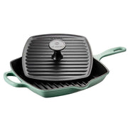 Le Creuset Le Creuset Cast Iron Skillet Grill Set Sage  