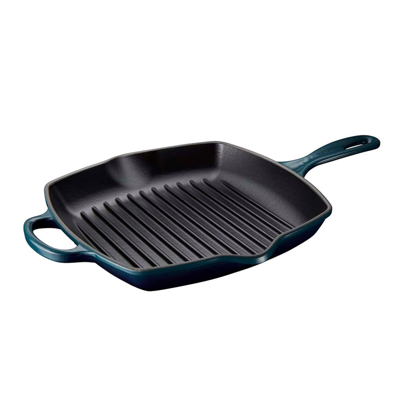 Le Creuset Le Creuset Cast Iron Square Skillet Grill Pan Agave  