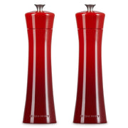 Le Creuset Le Creuset Minimalist Salt & Pepper Mills Set Cerise  