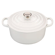Le Creuset Le Creuset Signature Cast Iron 3.5 Qt (3.3L) Round French Oven White  
