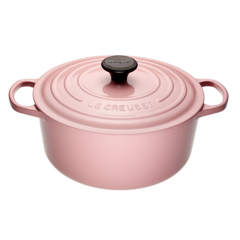 Le Creuset Le Creuset Signature Cast Iron 3.5 Qt (3.3L) Round French Oven Shell Pink  