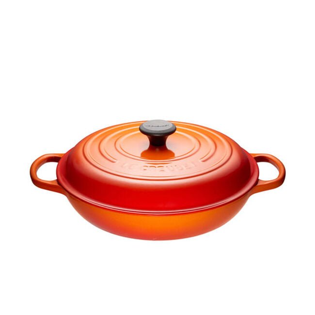 Le Creuset Le Creuset Signature Cast Iron 3.7 QT (3.5L) Braiser Flame  