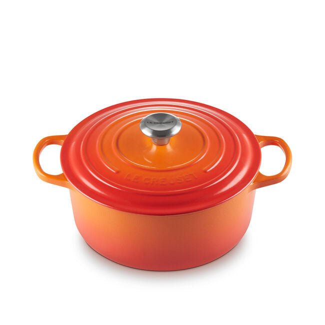 Le Creuset Le Creuset Signature Cast Iron 5.5 QT (5.3L) Round French Oven Flame  