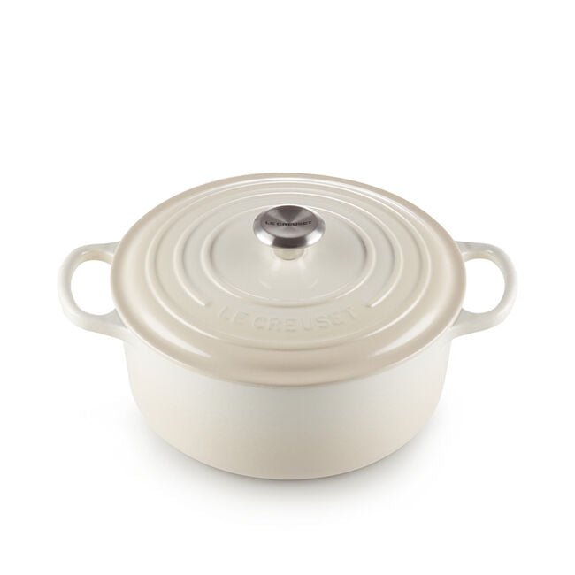 Le Creuset Le Creuset Signature Cast Iron 5.5 QT (5.3L) Round French Oven Meringue  