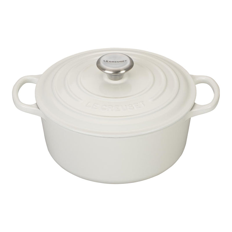 Le Creuset Le Creuset Signature Cast Iron 7 QT (6.7L) Round French Oven White  