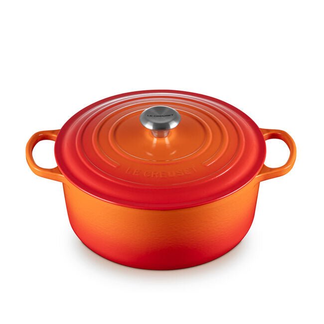 Le Creuset Le Creuset Signature Cast Iron 7 QT (6.7L) Round French Oven Flame  