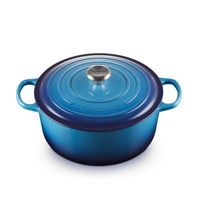 Le Creuset Le Creuset Signature Cast Iron 7 QT (6.7L) Round French Oven Blueberry  
