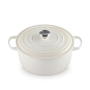 Le Creuset Le Creuset Signature Cast Iron 7 QT (6.7L) Round French Oven Meringue  