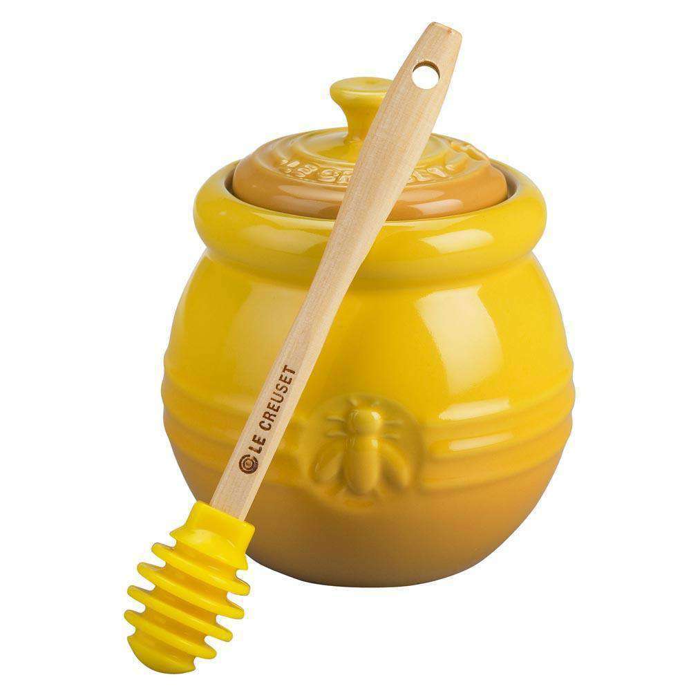 Le Creuset Stoneware Honey Pot Jar - Kitchen Smart