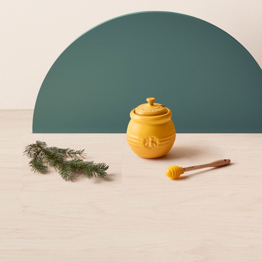 Le Creuset Stoneware Honey Pot Jar - Kitchen Smart