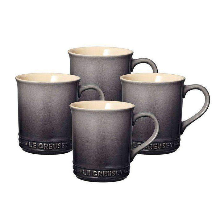 Le Creuset Stoneware Mug - Set of 4 Mugs Le Creuset Oyster  