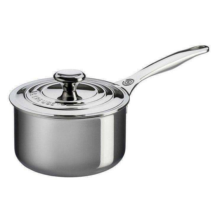 Le Creuset Le Creuset Stainless 3-Ply Saucepan 2 QT (1.9L)  