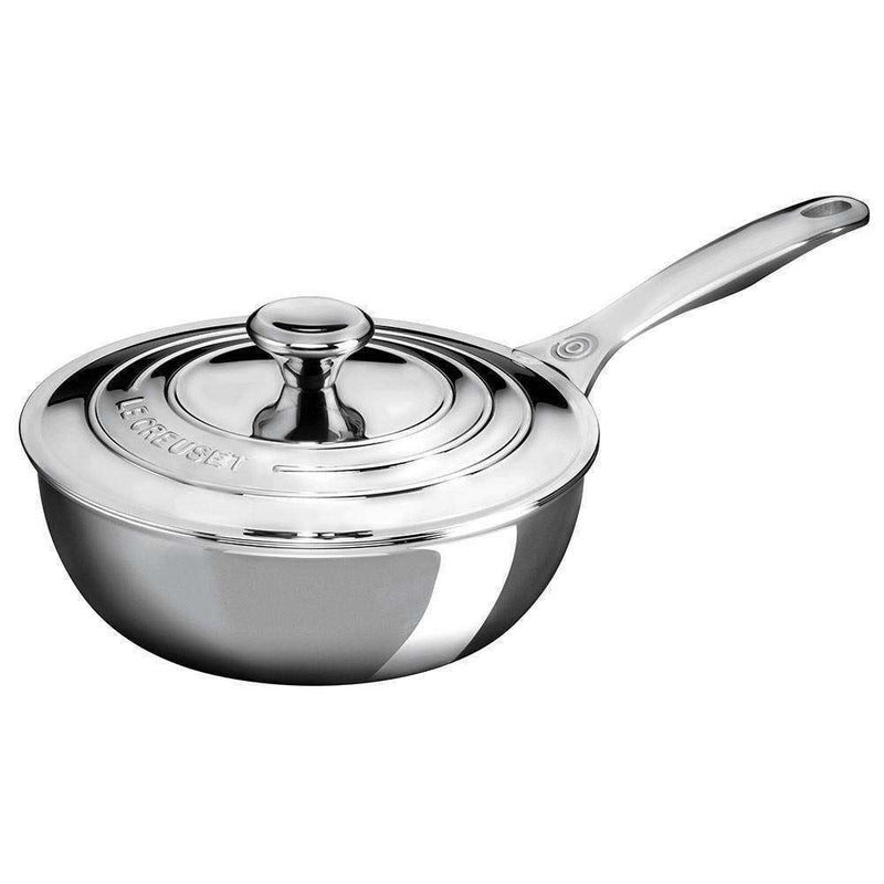 Le Creuset Le Creuset Stainless 3-Ply Saucier 2 QT (1.9L)  