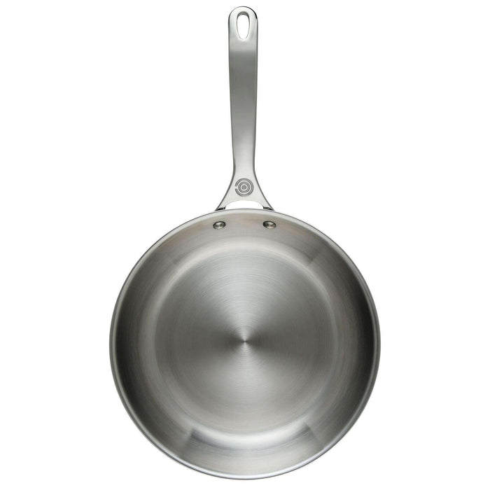 Le Creuset Stainless 3-Ply Shallow Fry Pan Fry Pans and Skillets Le Creuset   
