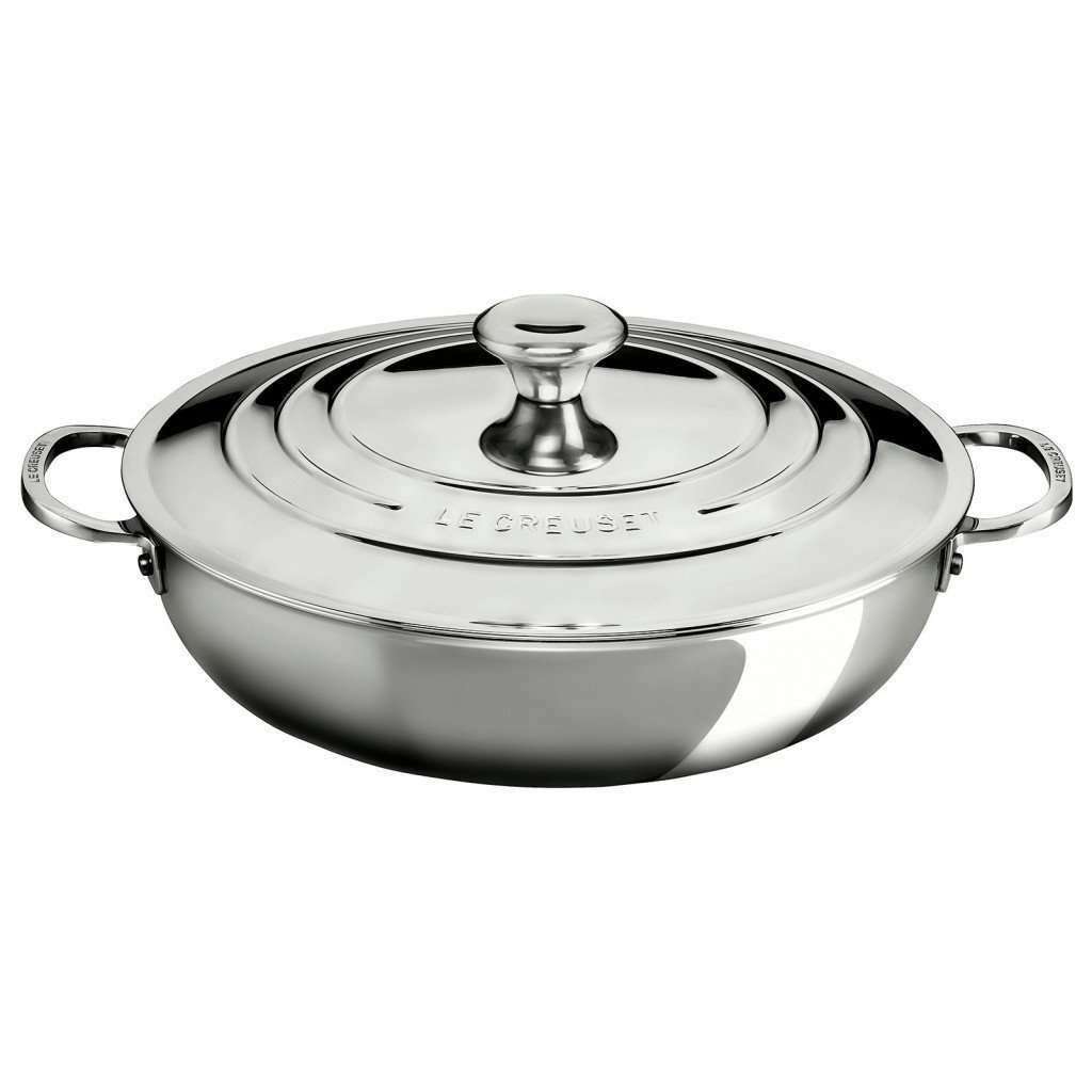 Le Creuset Stainless 3-Ply Stainless 5 QT (4.7L) Braiser - Kitchen Smart