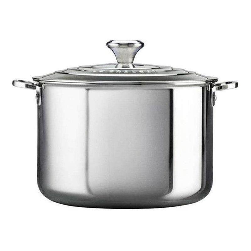 Le Creuset Le Creuset Stainless 3-Ply Stockpot with Lid   