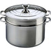 Le Creuset Stainless 8.5 QT (8.3L) Stockpot with Lid and Pasta Insert Stockpots Le Creuset   