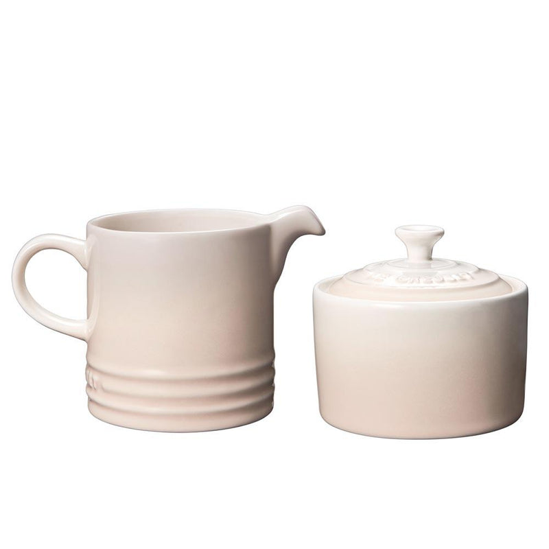 Le Creuset Le Creuset Stoneware Cream and Sugar Set Meringue  