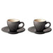 Le Creuset Stoneware Espresso Cup and Saucer - Set of 2 Cup & Saucers Le Creuset Oyster  