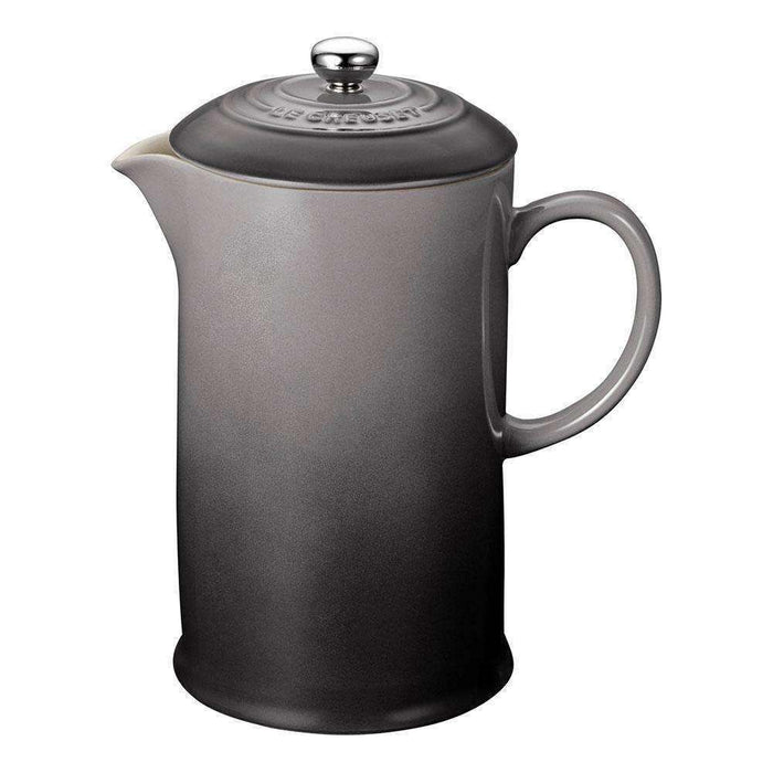 Le Creuset Stoneware French Press French Press Le Creuset Oyster  