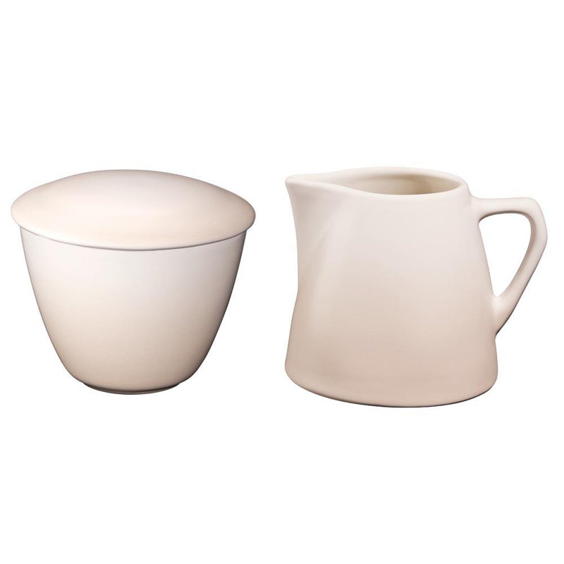 Le Creuset Le Creuset Stoneware Minimalist Cream and Sugar Set Meringue  