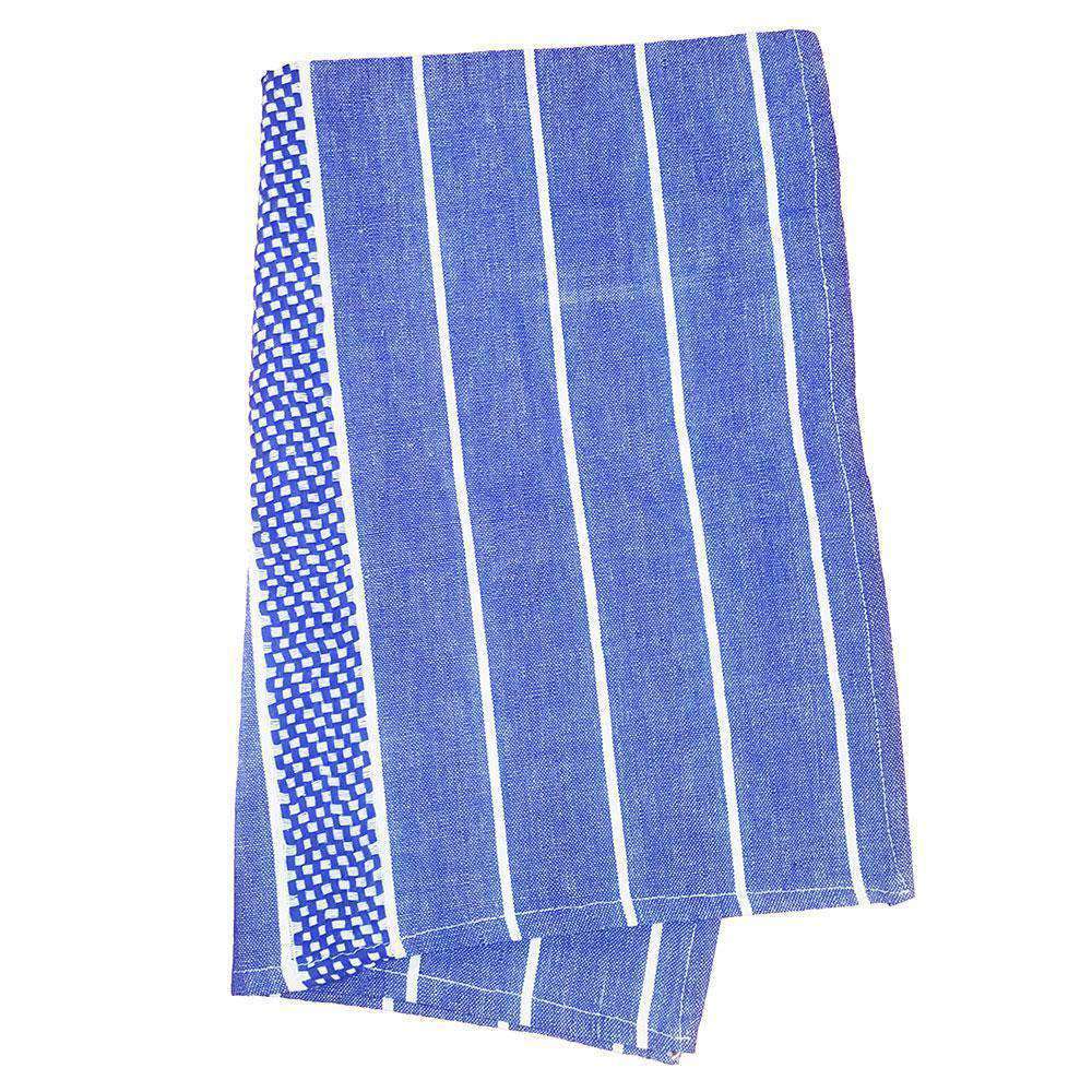 Lemon Tree Blue Stripe Tea Towel - Set of 2 - Kitchen Smart