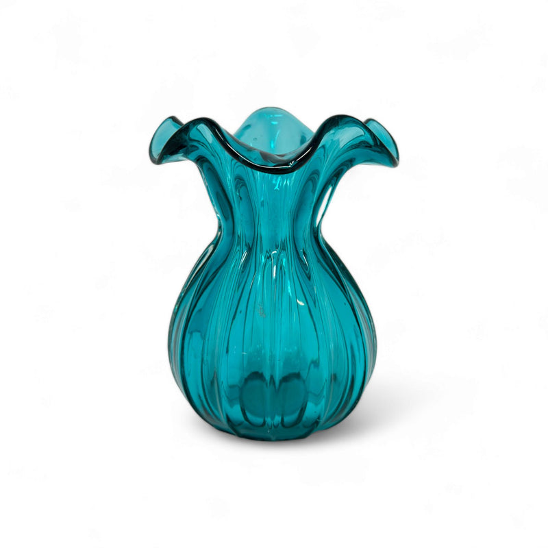 Lemontree Le Mediterannea Ruffled Green Vase   