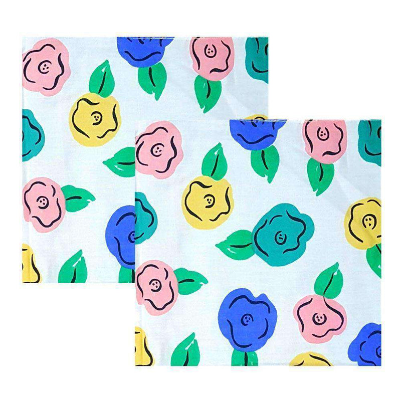 Lemontree Lemon Tree Summer Flower Cloth Napkin - Set of 4   