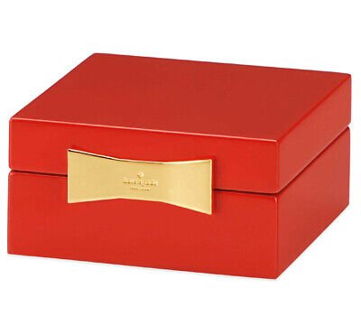 Lenox Kate Spade Garden Drive Lacquer Jewelry Box gift Lenox Red  