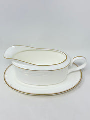 Mikasa Mikasa Century Gold Gravy Boat with Stand   