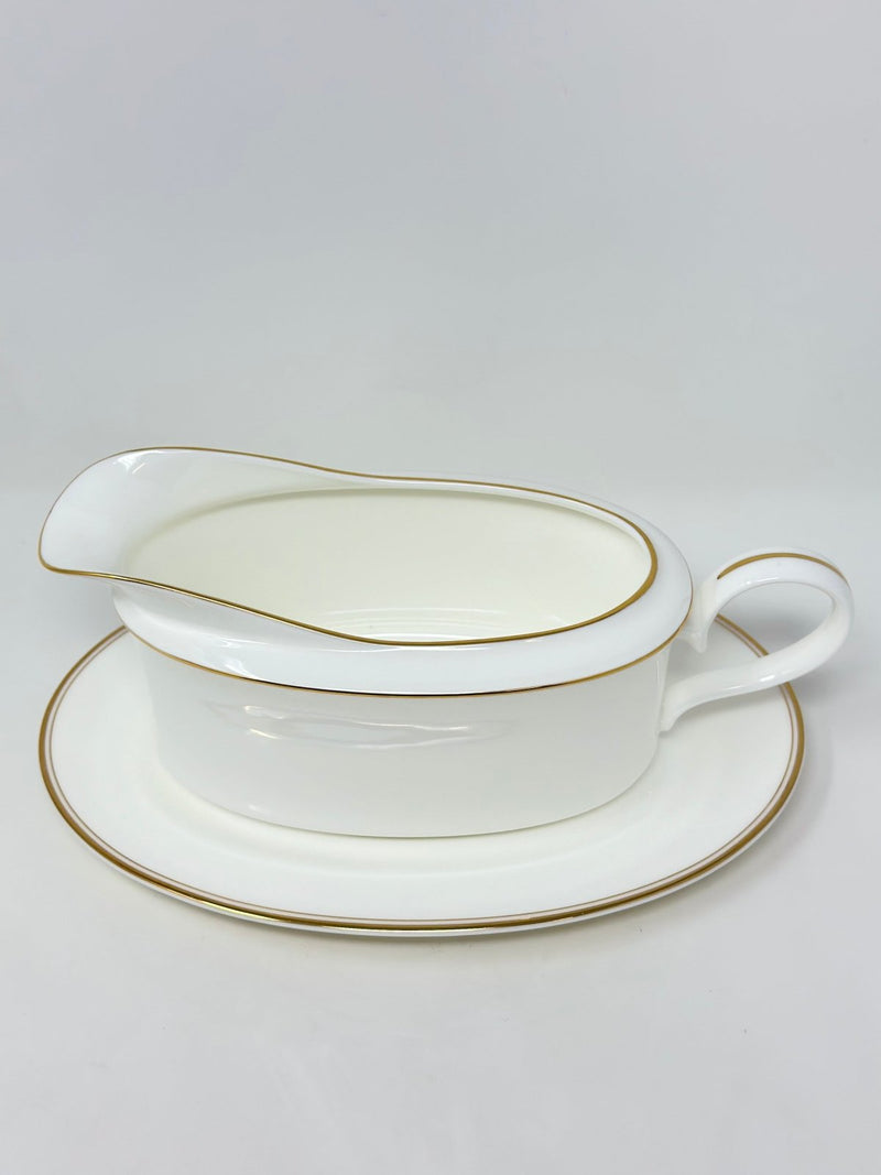 Mikasa Mikasa Century Gold Gravy Boat with Stand   