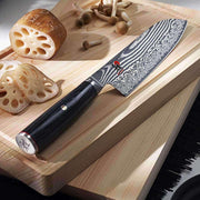 Miyabi Miyabi 5000MCD67 Black 7" (18cm) Santoku Knife   