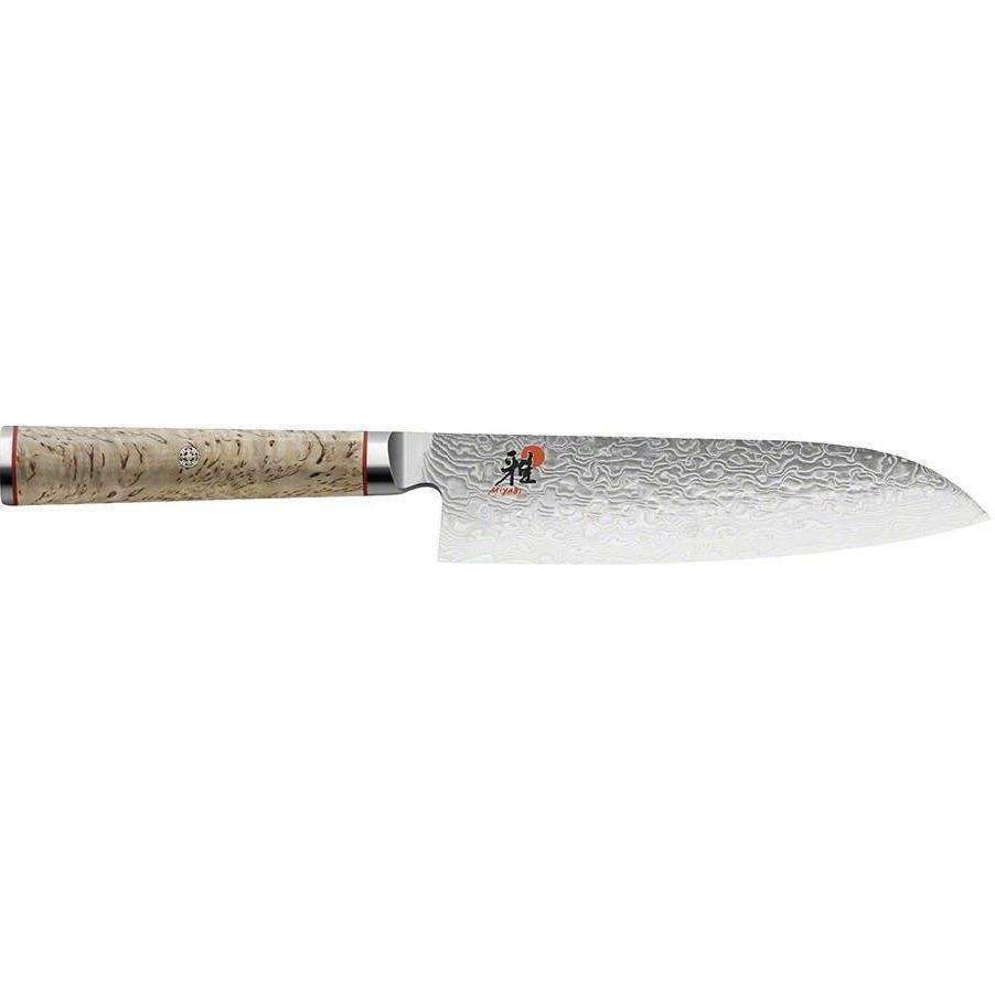 Miyabi 5000MCDB Birchwood 7" (18 cm) Santoku Knife - Kitchen Smart