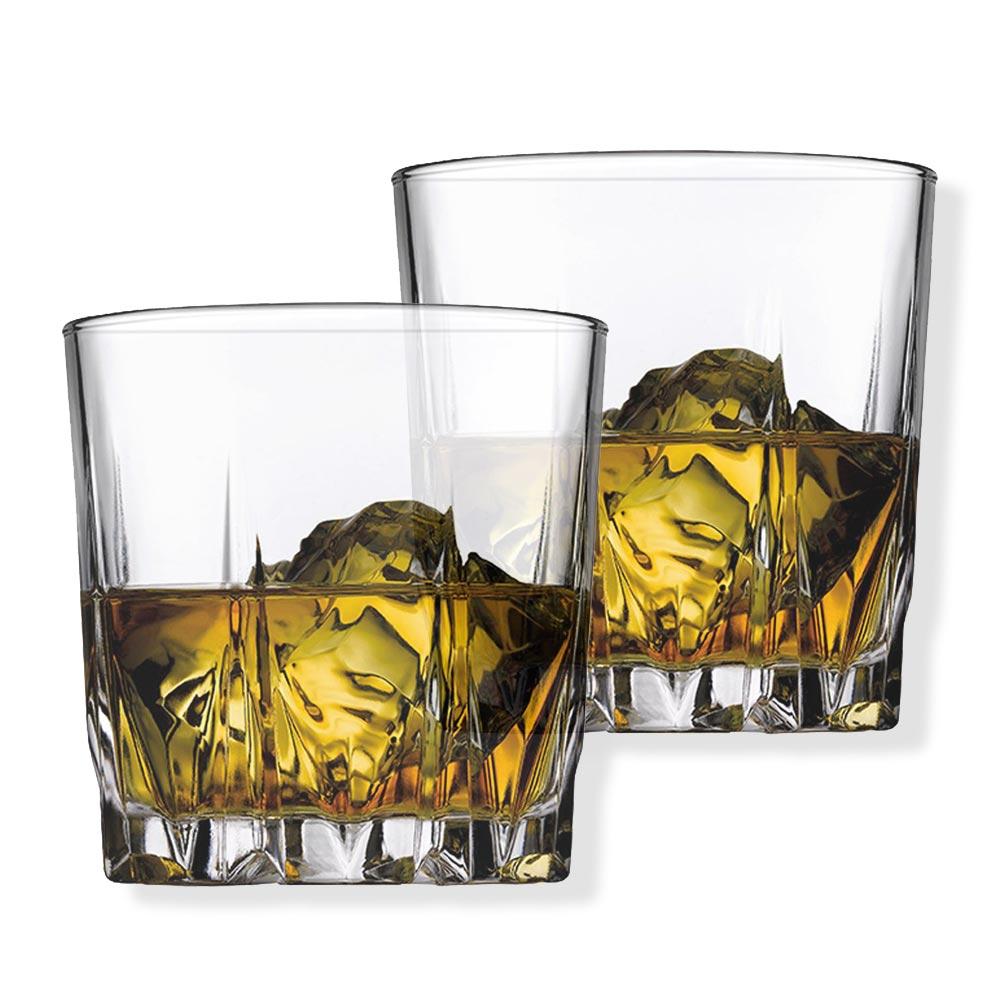 erika☺︎ Moda Erika Double Old Fashioned Glass Set of 4 - Kitchen Smart