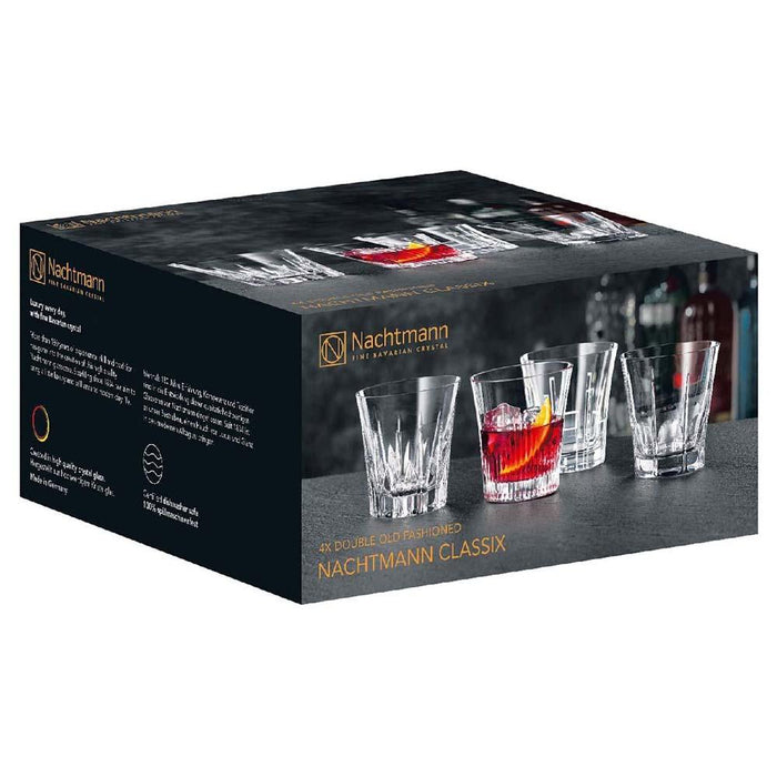 Nachtmann Classix Double Old Fashioned Glasses - Set of 4 Glassware Nachtmann   