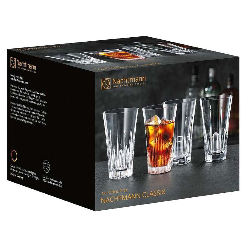 Nachtmann Nachtmann Classix Longdrink Glasses - Set of 4   
