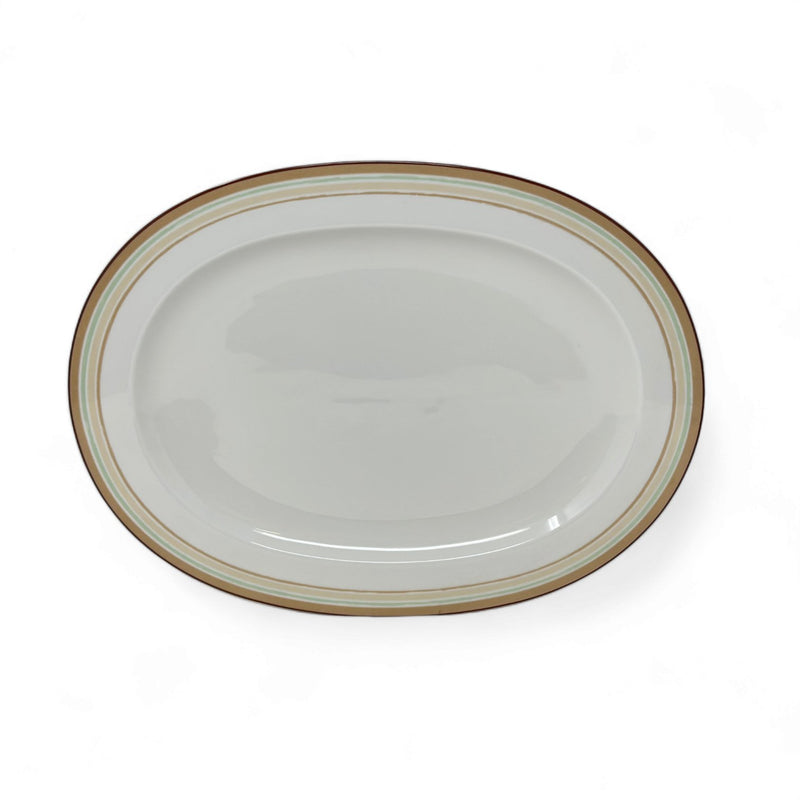 Noritake Noritake Ambience Mocha Java Swirl Oval Platter   
