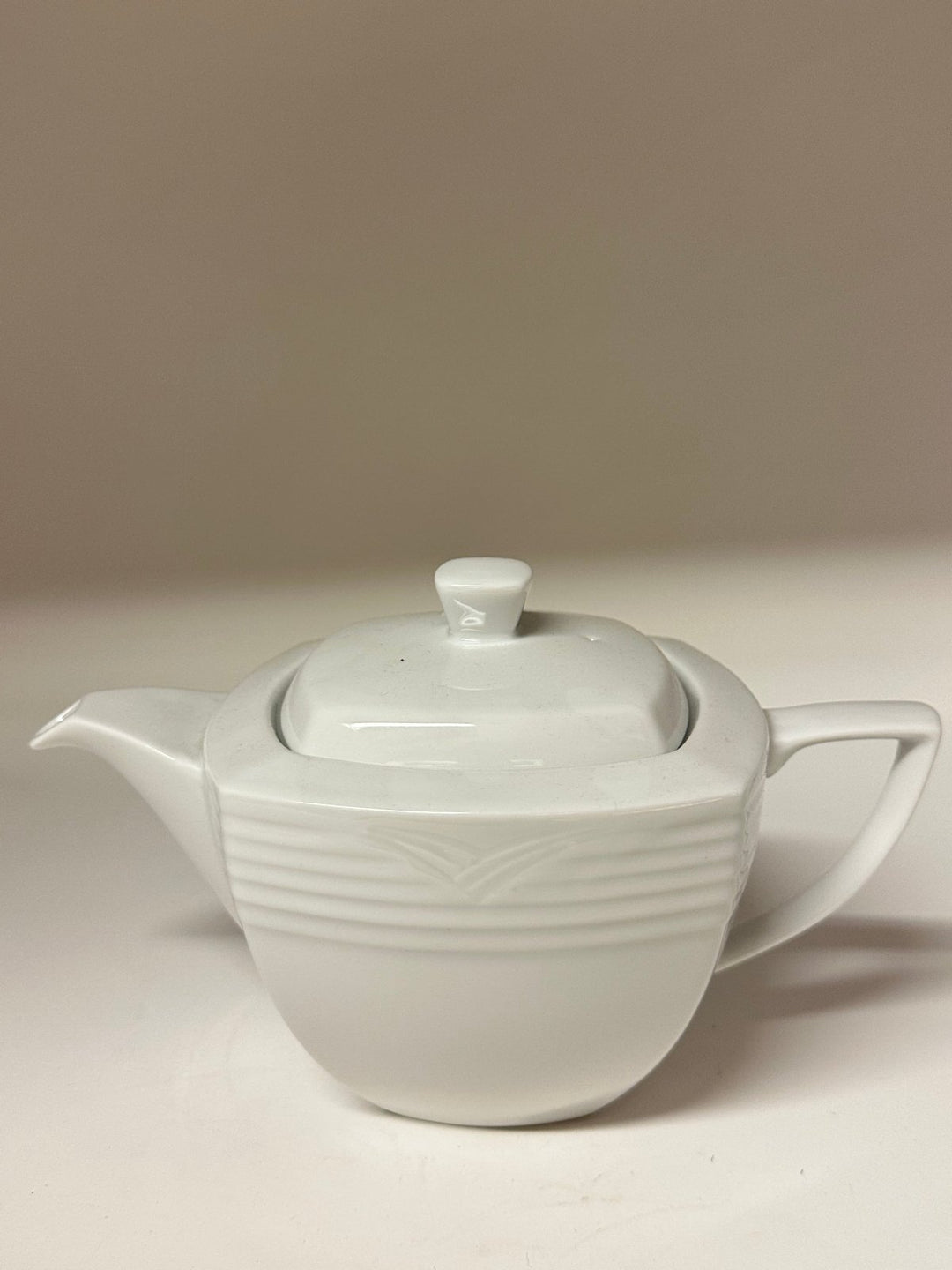 Noritake Arctic White Square Tea Pot - Kitchen Smart