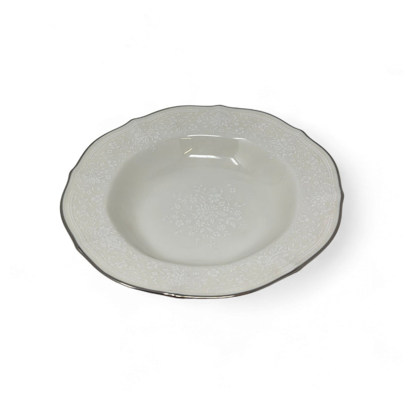 Noritake Noritake Chandon Platinum Rim Soup   