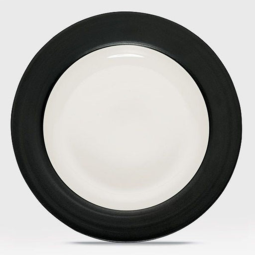 Noritake Colorwave Graphite Rim Dinner Plate Plates Noritake   